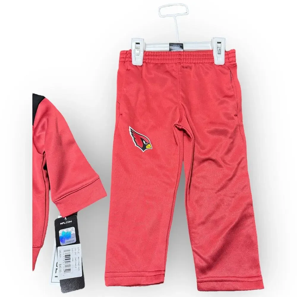 NWT Arizona Cardinals Toddler 2-Piece Hoodie &‎ Pants Set – 24M – Cardinal Red